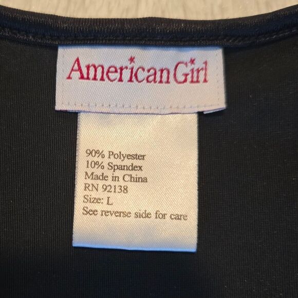 American Girl© Cardigan Junior L Black Velvety Shrug Sweater Dressy - Picture 4 of 13